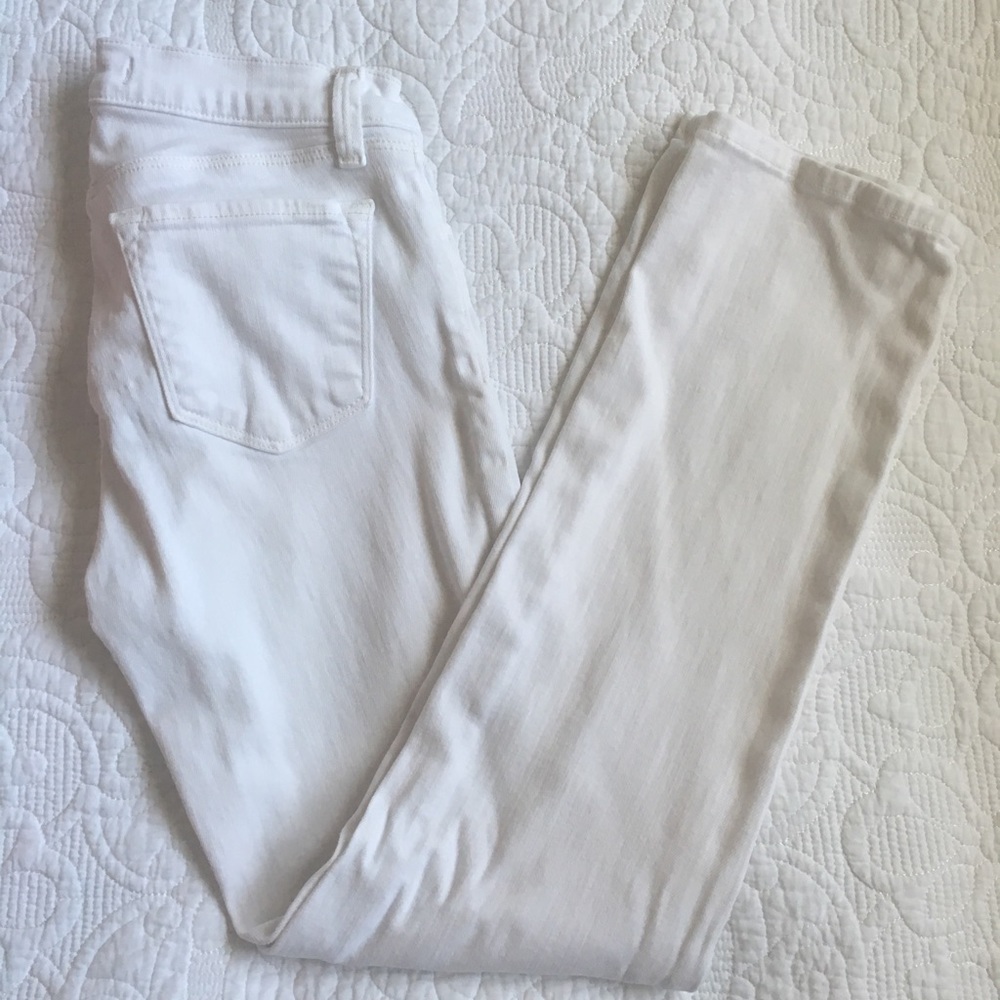 J Brand White Skinny Jeans Size 26